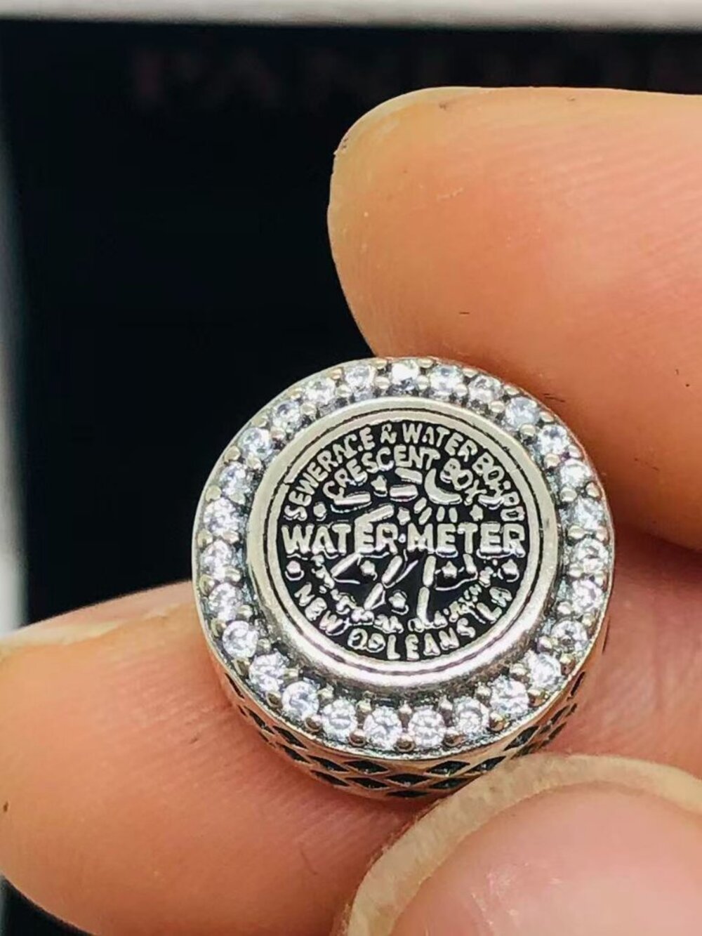 ✨🔥Pandora New Orleans Water Meter Manhole Cover Dangle Charm